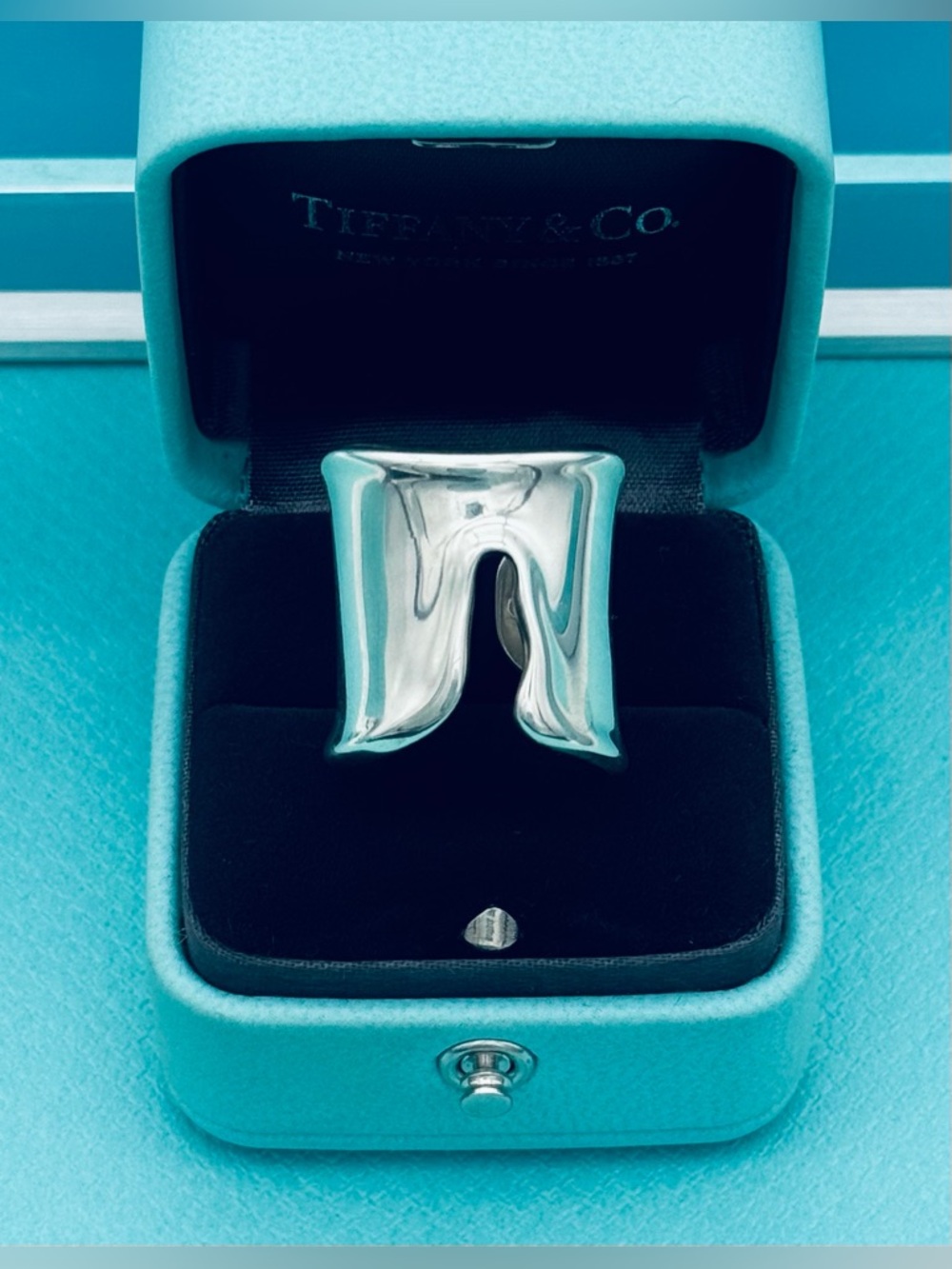 Tiffany & Co. Elsa Peretti Sterling Silver Split Ring